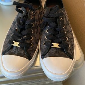 Coach Sneakers Black with White
